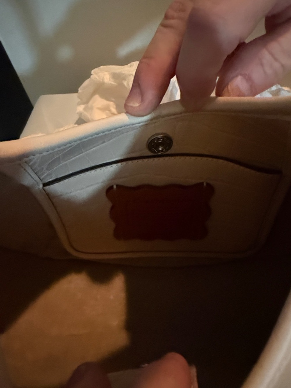 COACHTOPIA CHALK COLORED BAG NWT - Picture 6 of 10